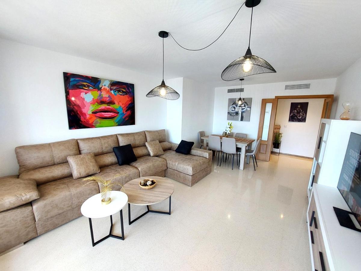 Luxury 3 Dormitorios Frente Al Mar En Las Marinas By Sonneil Rentals 베니돔 외부 사진