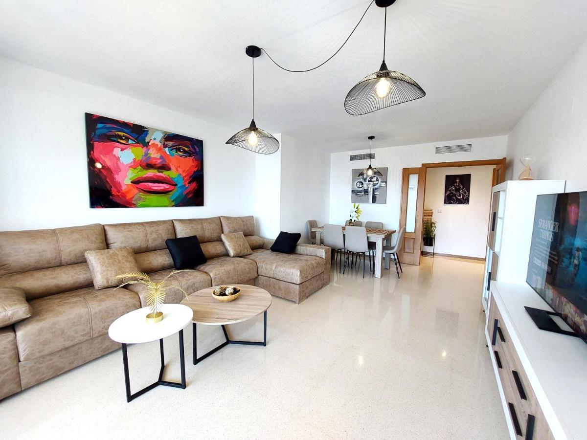 Luxury 3 Dormitorios Frente Al Mar En Las Marinas By Sonneil Rentals 베니돔 외부 사진